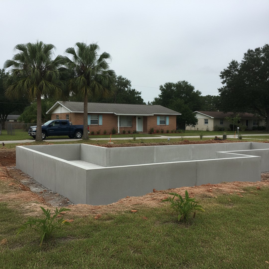 Concrete Driveways completed by Charis Concrete Solutions in Holly Hill, FL