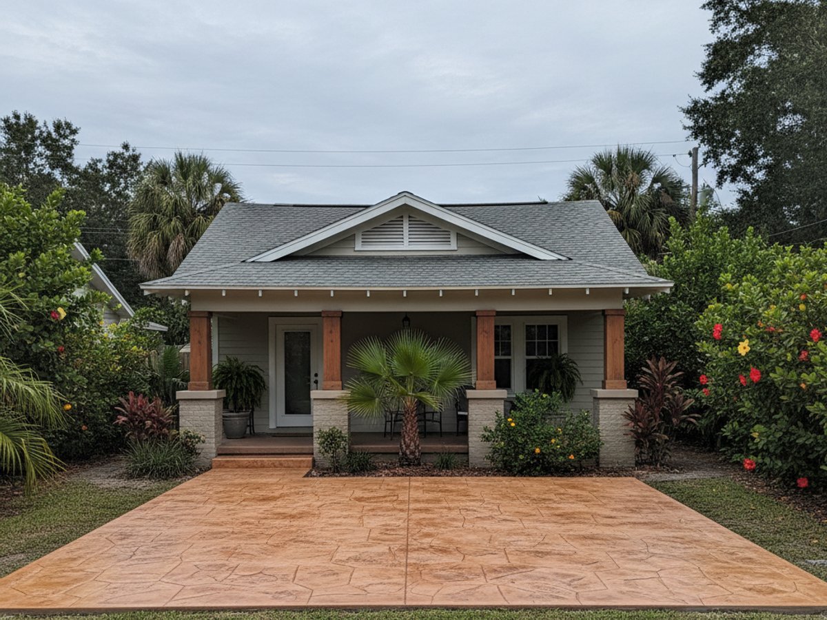 Concrete Resurfacing completed by Charis Concrete Solutions in DeLand, FL